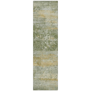Piper Looms Chantille Abstract ACN2146 Aloe Machine Washable Area Rug Runner Main Image