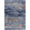 Piper Looms Chantille Abstract ACN2146 Blue Machine Washable Area Rug main image