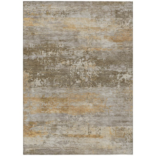 Piper Looms Chantille Abstract ACN2146 Brown Machine Washable Area Rug main image