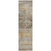 Piper Looms Chantille Abstract ACN2146 Brown Machine Washable Area Rug Runner Main Image