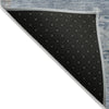Piper Looms Chantille Abstract ACN2146 Denim Machine Washable Area Rug Backing Image
