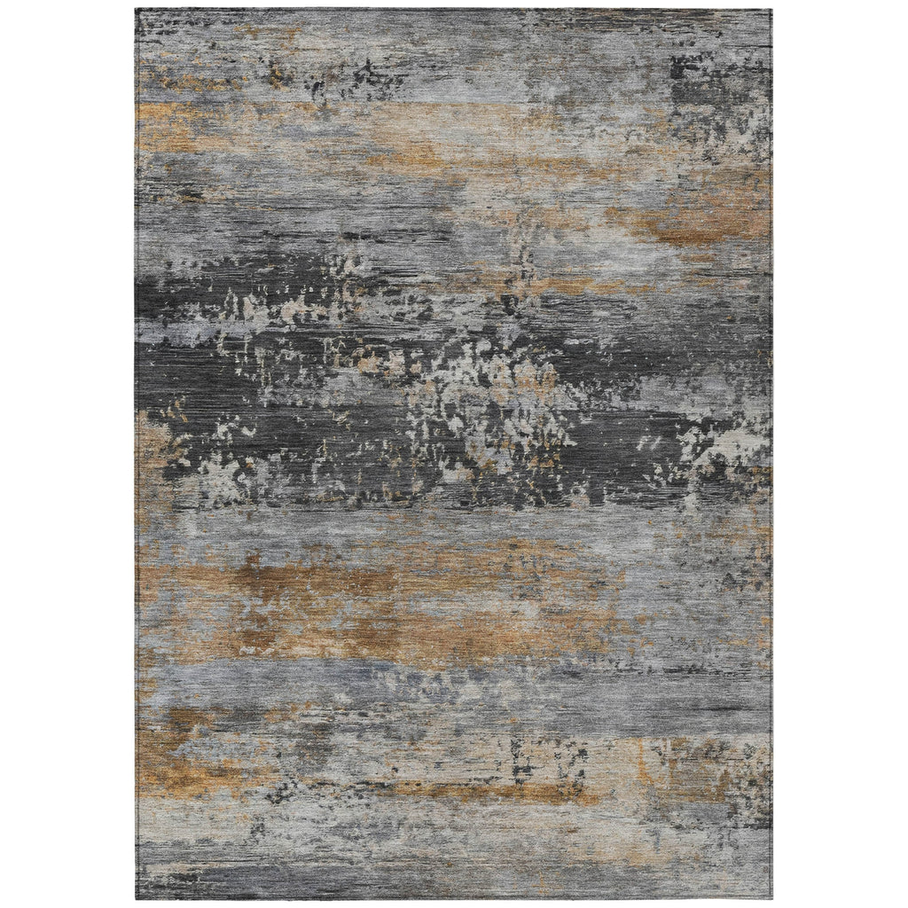 Piper Looms Chantille Abstract ACN2146 Gray Machine Washable Area Rug main image