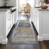 Piper Looms Chantille Abstract ACN2146 Gray Machine Washable Area Rug Runner Lifestyle Image Feature