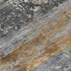 Piper Looms Chantille Abstract ACN2146 Gray Machine Washable Area Rug Swatch Image