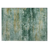 Piper Looms Chantille Abstract ACN2146 Green Machine Washable Area Rug Scatter Main Image