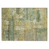 Piper Looms Chantille Abstract ACN2147 Green Machine Washable Area Rug Scatter Main Image