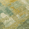 Piper Looms Chantille Abstract ACN2147 Green Machine Washable Area Rug Swatch Image