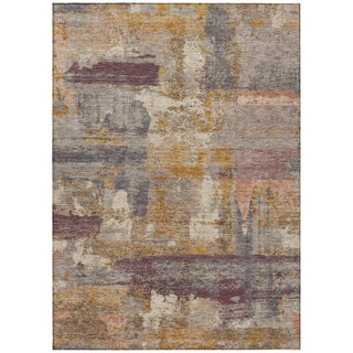 Piper Looms Chantille Abstract ACN2147 Rust Machine Washable Area Rug main image