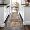 Piper Looms Chantille Abstract ACN2147 Rust Machine Washable Area Rug Runner Lifestyle Image Feature