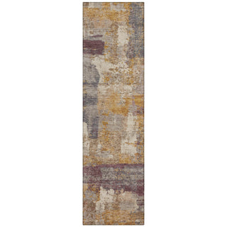 Piper Looms Chantille Abstract ACN2147 Rust Machine Washable Area Rug Runner Main Image