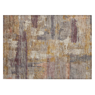 Piper Looms Chantille Abstract ACN2147 Rust Machine Washable Area Rug Scatter Main Image
