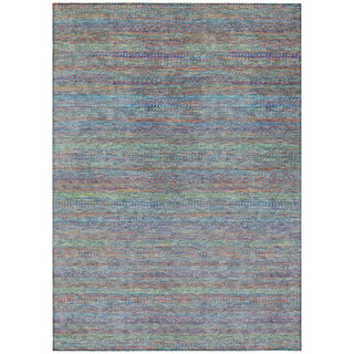 Piper Looms Chantille Stripes ACN2148 Blue Machine Washable Area Rug main image