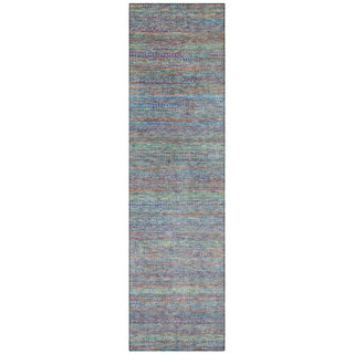 Piper Looms Chantille Stripes ACN2148 Blue Machine Washable Area Rug Runner Main Image