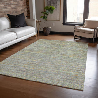 Piper Looms Chantille Stripes ACN2148 Gray Machine Washable Area Rug Lifestyle Image Feature