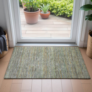 Piper Looms Chantille Stripes ACN2148 Gray Machine Washable Area Rug Scatter Lifestyle Image Feature