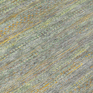 Piper Looms Chantille Stripes ACN2148 Gray Machine Washable Area Rug Swatch Image
