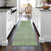 Piper Looms Chantille Stripes ACN2148 Green Machine Washable Area Rug Runner Lifestyle Image Feature