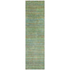 Piper Looms Chantille Stripes ACN2148 Green Machine Washable Area Rug Runner Main Image