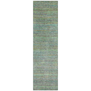 Piper Looms Chantille Stripes ACN2148 Pewter Machine Washable Area Rug Runner Main Image