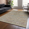 Piper Looms Chantille Stripes ACN2148 Sage Machine Washable Area Rug Lifestyle Image Feature