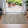 Piper Looms Chantille Stripes ACN2148 Sage Machine Washable Area Rug Scatter Lifestyle Image Feature
