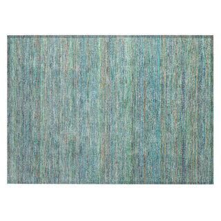 Piper Looms Chantille Stripes ACN2148 Teal Machine Washable Area Rug Scatter Main Image