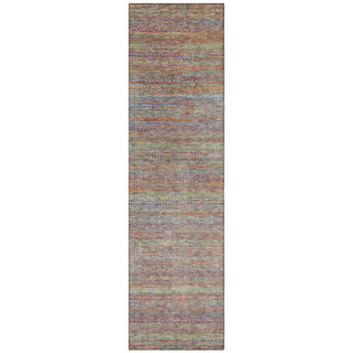 Piper Looms Chantille Stripes ACN2148 Terracotta Machine Washable Area Rug Runner Main Image
