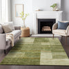 Piper Looms Chantille Geometric ACN2149 Aloe Machine Washable Area Rug Lifestyle Image Feature