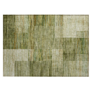 Piper Looms Chantille Geometric ACN2149 Aloe Machine Washable Area Rug Scatter Main Image