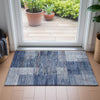 Piper Looms Chantille Geometric ACN2149 Blue Machine Washable Area Rug Scatter Lifestyle Image Feature