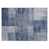 Piper Looms Chantille Geometric ACN2149 Blue Machine Washable Area Rug Scatter Main Image