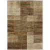 Piper Looms Chantille Geometric ACN2149 Brown Machine Washable Area Rug main image
