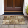 Piper Looms Chantille Geometric ACN2149 Brown Machine Washable Area Rug Scatter Outdoor Lifestyle Image Feature