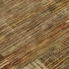 Piper Looms Chantille Geometric ACN2149 Brown Machine Washable Area Rug Swatch Image