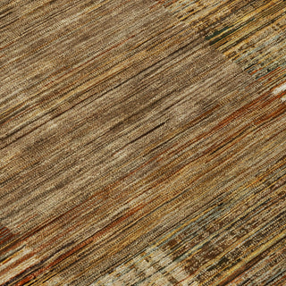 Piper Looms Chantille Geometric ACN2149 Brown Machine Washable Area Rug Swatch Image