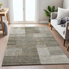 Piper Looms Chantille Geometric ACN2149 Pewter Machine Washable Area Rug Lifestyle Image Feature