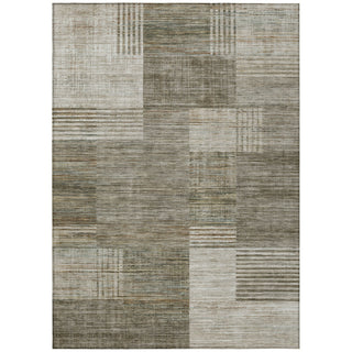 Piper Looms Chantille Geometric ACN2149 Pewter Machine Washable Area Rug main image