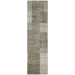 Piper Looms Chantille Geometric ACN2149 Pewter Machine Washable Area Rug Runner Main Image