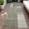 Piper Looms Chantille Geometric ACN2149 Pewter Machine Washable Area Rug Runner Outdoor Lifestyle Image Feature