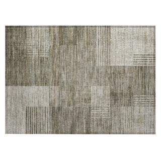 Piper Looms Chantille Geometric ACN2149 Pewter Machine Washable Area Rug Scatter Main Image