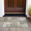 Piper Looms Chantille Geometric ACN2149 Pewter Machine Washable Area Rug Scatter Outdoor Lifestyle Image Feature