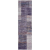 Piper Looms Chantille Geometric ACN2149 Plum Machine Washable Area Rug Runner Main Image