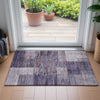 Piper Looms Chantille Geometric ACN2149 Plum Machine Washable Area Rug Scatter Lifestyle Image Feature