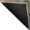 Piper Looms Chantille Geometric ACN2149 Taupe Machine Washable Area Rug Backing Image