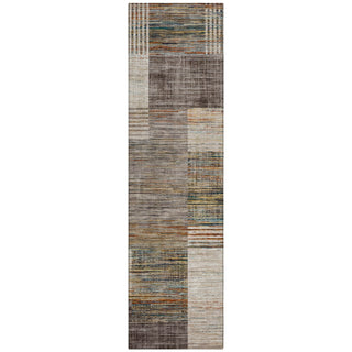 Piper Looms Chantille Geometric ACN2149 Taupe Machine Washable Area Rug Runner Main Image