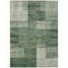 Piper Looms Chantille Geometric ACN2149 Teal Machine Washable Area Rug main image