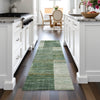 Piper Looms Chantille Geometric ACN2149 Teal Machine Washable Area Rug Runner Lifestyle Image Feature