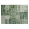 Piper Looms Chantille Geometric ACN2149 Teal Machine Washable Area Rug Scatter Main Image