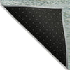 Piper Looms Chantille Stripes ACN2150 Aqua Machine Washable Area Rug Backing Image