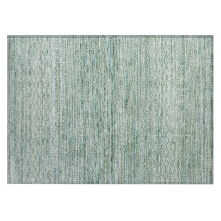 Piper Looms Chantille Stripes ACN2150 Aqua Machine Washable Area Rug Scatter Main Image
